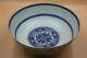 11 Large 18th C. Antique Chinese Porcelain Blue & White With Gilt Painted Bowl