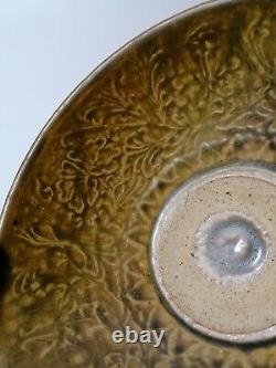 12-13th century Jin/Xixia dynasty Yaozhou Ware Ginger-yellow glazed large bowl