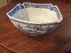 18th Century Blue And White Chinese Large Square Bowl