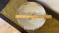 18th Century Chinese Porcelain Export Bowl Antique Large Famille Rose