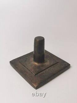 19/20th century Chinese bronze large seal stamp