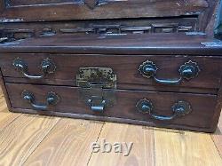 19th Century Antique Chinese Large Balance Scale Hardwood Case