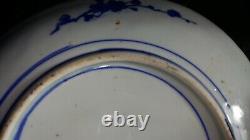 20th Century Chinese Blue And White Hand Painted Large Charger