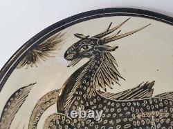 20th century Chinese Song Dynasty stylistic Cizhou Ware large plate #11