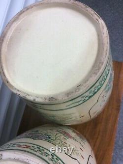 2 Large Antique Oriental Vases DT130