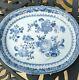 32cm Excellent Large Antique Chinese Blue & White Charger Meat Plate Tray 18c