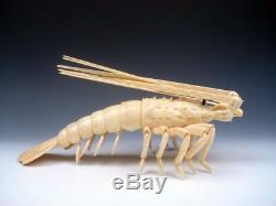9.75 Bone Hand Crafted LARGE 11 Live-Like Lobster Crawfish Awesome Home Decor