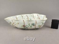 A Good Large Chinese Leaf Shape Bowl 19th Century