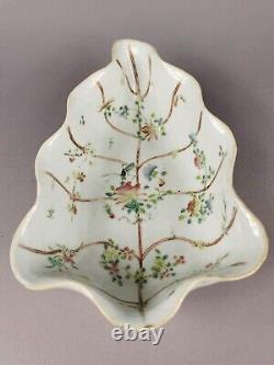 A Good Large Chinese Leaf Shape Bowl 19th Century