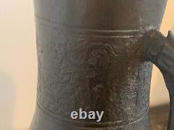 A LARGE CHINESE ARCHAISTIC BRONZE VASE, SONG DYNASTY 37cm HIGH