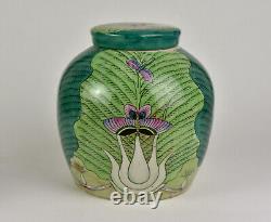 A Large 19th century Chinese Ginger Jar. Qing Dynasty Tongzhi cabbage pattern