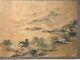 A Large Antique Japanese / Chinese Watercolour On Silk Research Required
