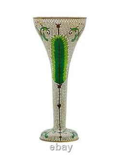 A Large Chinese Cloisonne Enamel Trumpet Vase. Republic period