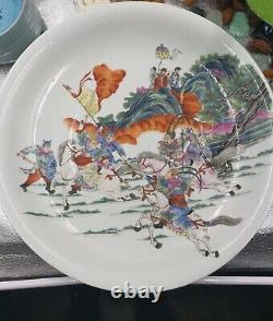 A Large Chinese Famille Rose Charger