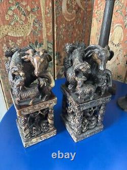 A Pair Of Large Chinese Hardstone Seals