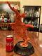 A Stunning Large Chinese Coral Guanyin With Phoenix, Pine Tree And Cloud
