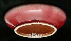 A large Chinese antique porcelain flambe red washer bowl 18th/19th century