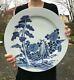 A Large Chinese Charger In Blue And White Yongzheng/qianlong 38cm / 15 Inch