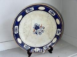 A very Large & rare Antique Chinese 19th century Plate with Interesting Partern