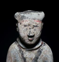 Ancient Chinese Large Terracotta Guard Han Dynasty