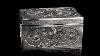 Antique 20thc Chinese Export Solid Silver Large Dragon Box C 1900