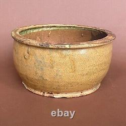 Antique Chinese 19th Century Large Glazed Stoneware Earthenware Pottery Planter