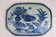 Antique Chinese Blue And White Porcelain Large Soup Tureen Cover-lid 18thc