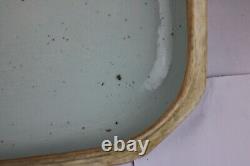 Antique Chinese Blue and White Porcelain Large Soup Tureen Cover-Lid 18thC