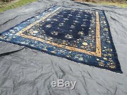 Antique Chinese Deco Rug Large 210 x 136 17 Ft. By 11.4 Ft. Nice