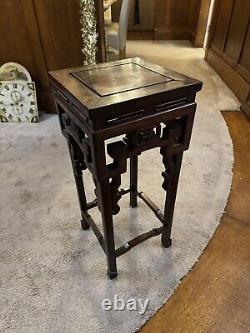 Antique Chinese Hongmu Wood Plant Jardiniere Pot Stand Large