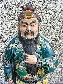 Antique Chinese Immortal Porcelain Figure Shou Lao Large