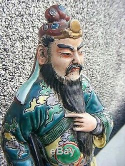 Antique Chinese Immortal Porcelain Figure Shou Lao Large