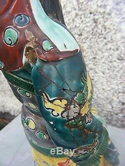 Antique Chinese Immortal Porcelain Figure Shou Lao Large