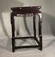 Antique Chinese Large Carved Hardwood Stand Base Small Table Rosewood Hongmu