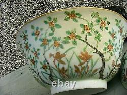 Antique Chinese Large Lidded Bowl Signed