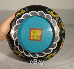 Antique Chinese Large Narcissus Bowl Dragon Bowl Ming Reign Mark