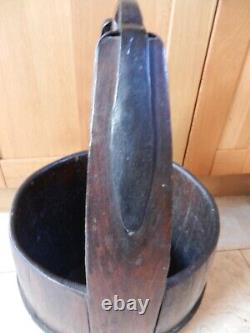 Antique Chinese Large Rice/water Bucket Good Condition