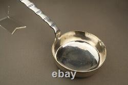 Antique Chinese Large Silver Soup Spoon