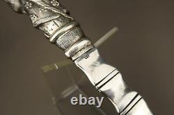 Antique Chinese Large Silver Soup Spoon