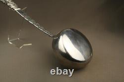 Antique Chinese Large Silver Soup Spoon