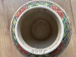 Antique Chinese Porcelain Crackle Glaze Jar Lidded Large