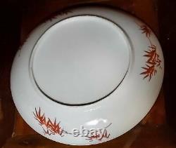 Antique Chinese Porcelain Large Ming Swatow Style Dish Plate Phoenix Birds
