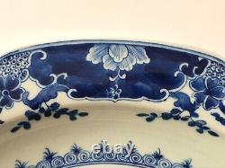 Antique Chinese Republic Large Blue & White Porcelain Charger