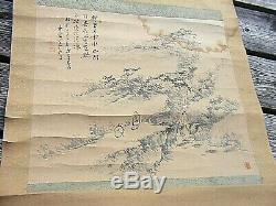 Antique Chinese Scroll Large