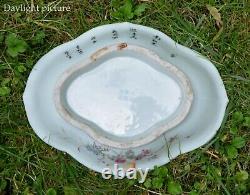 Antique Chinese large'Scholars' bowl China Republic around 1930 calligraphy