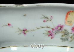 Antique Chinese large'Scholars' bowl China Republic around 1930 calligraphy