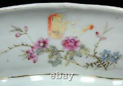 Antique Chinese large'Scholars' bowl China Republic around 1930 calligraphy