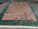 Antique Hand Made Art Deco Chinese Carpet Green Wool Large Carpet 365x268cm