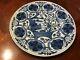 Antique Large Chinese Blue And White Plate, Kangxi Period. 9 7/8 Dia