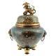 Antique Large Chinese Cloisonne Censer, 20 High, 19th Century